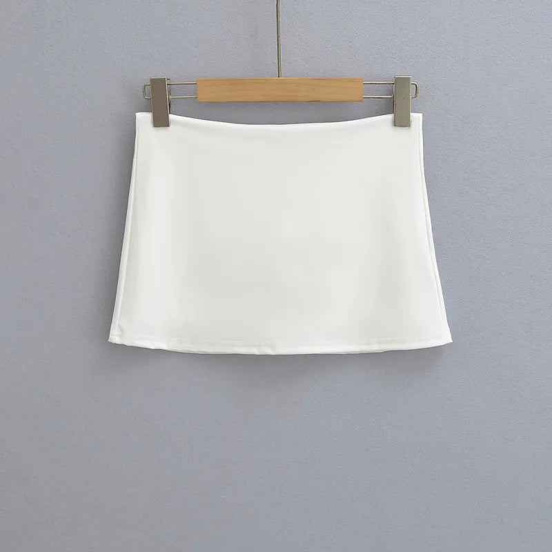 Low Rise Mini Skirt