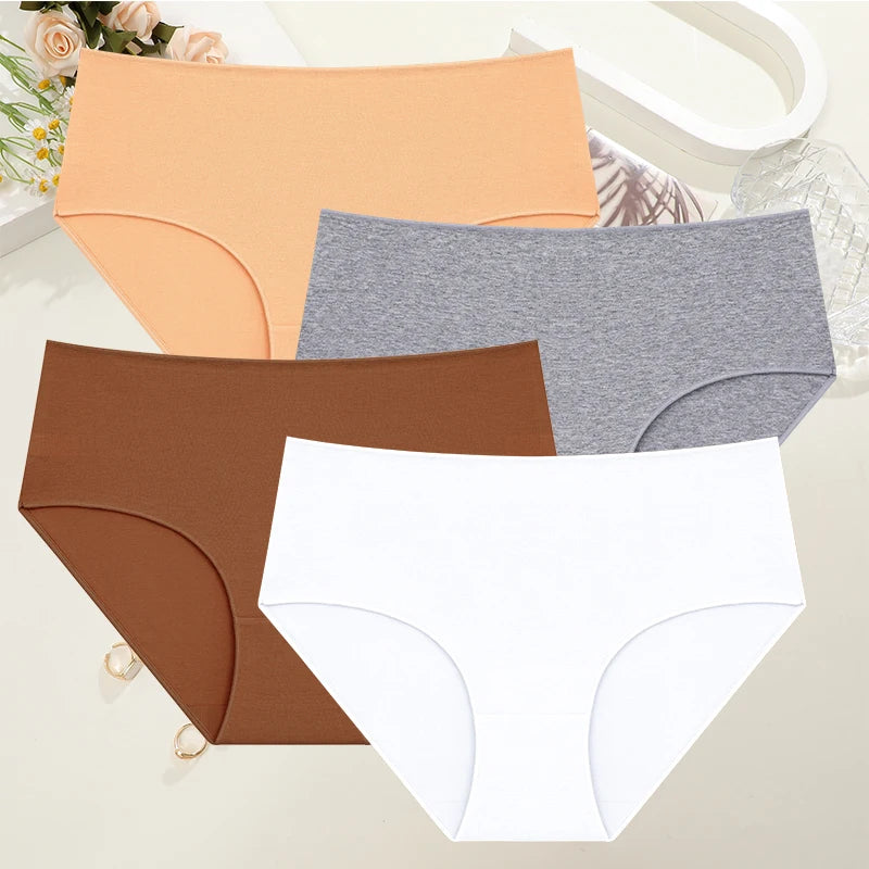 4Pcs/Set Comfort Cotton Panties
