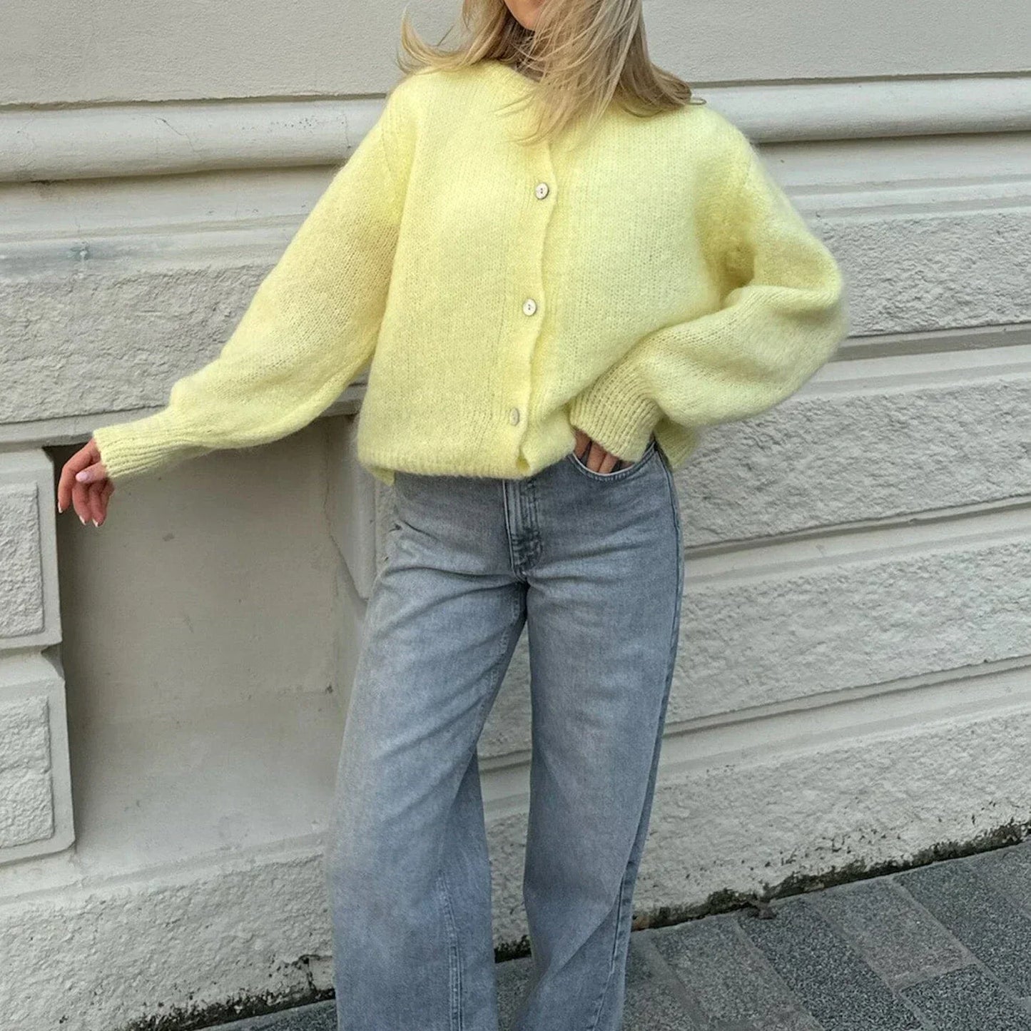Knitted Button up Cardigan