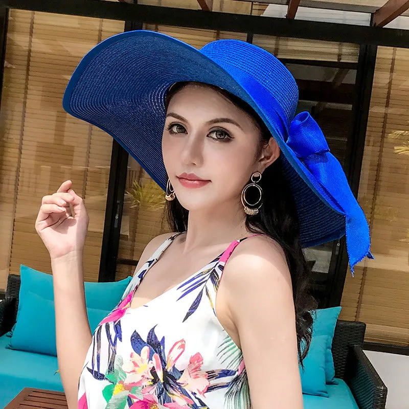 Chic Foldable Summer Straw Hat