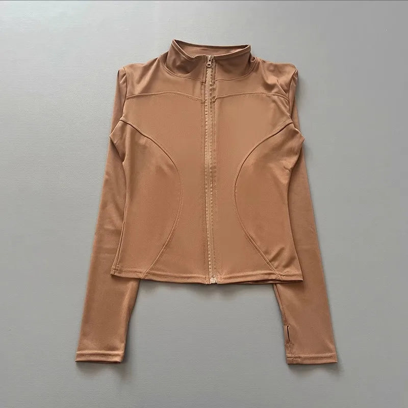 Workout Jacket Stretch Fitted