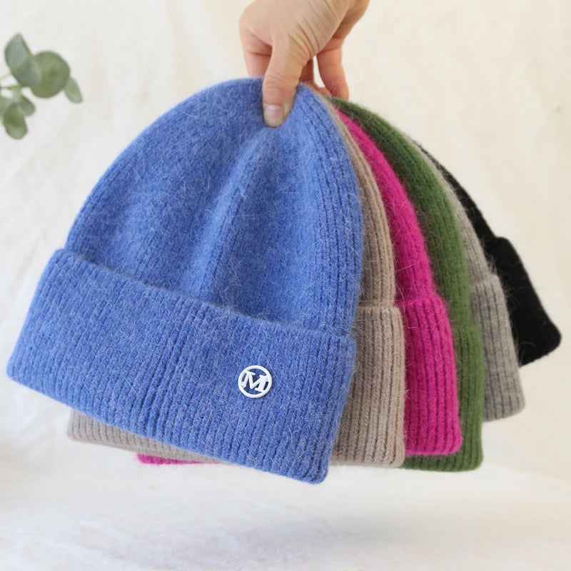 Fluffy Angora Hat Faux Rabbit Fur