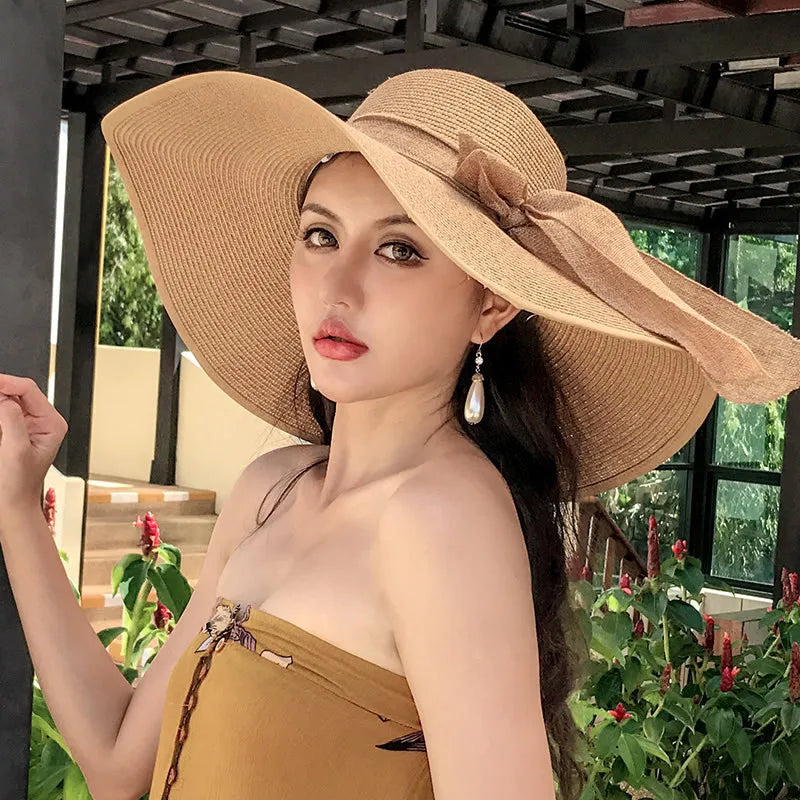 Chic Foldable Summer Straw Hat
