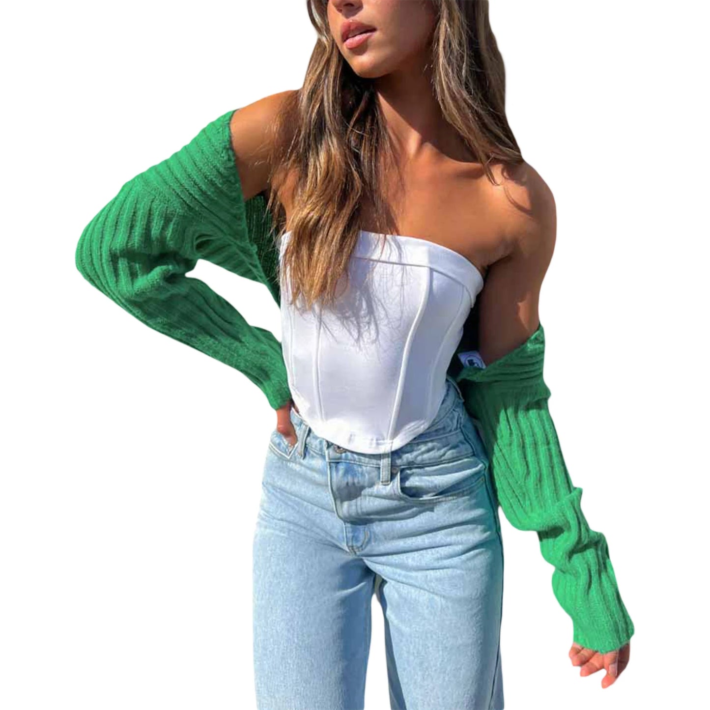 Y2K Crochet Shrug