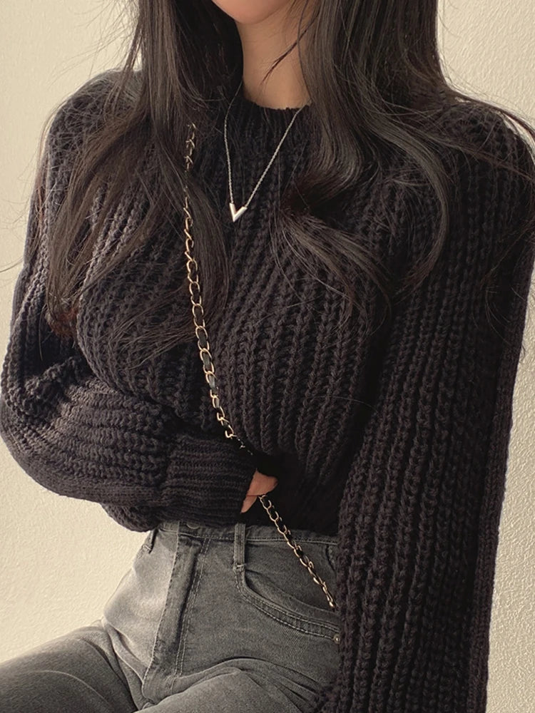 Loose Vintage Long Sleeve Sweater