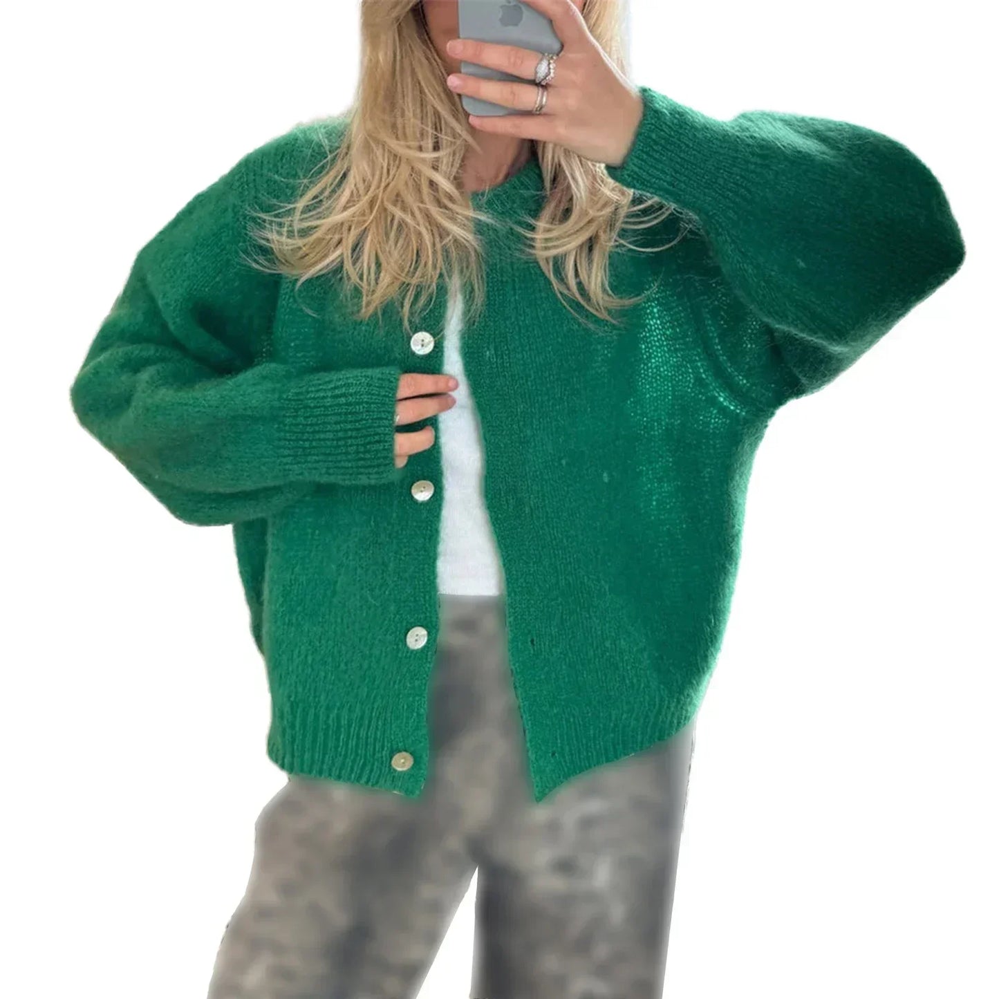 Knitted Button up Cardigan
