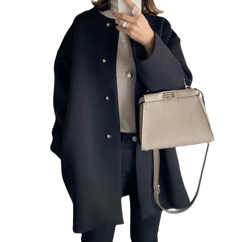 Elegant Mid Length Coat