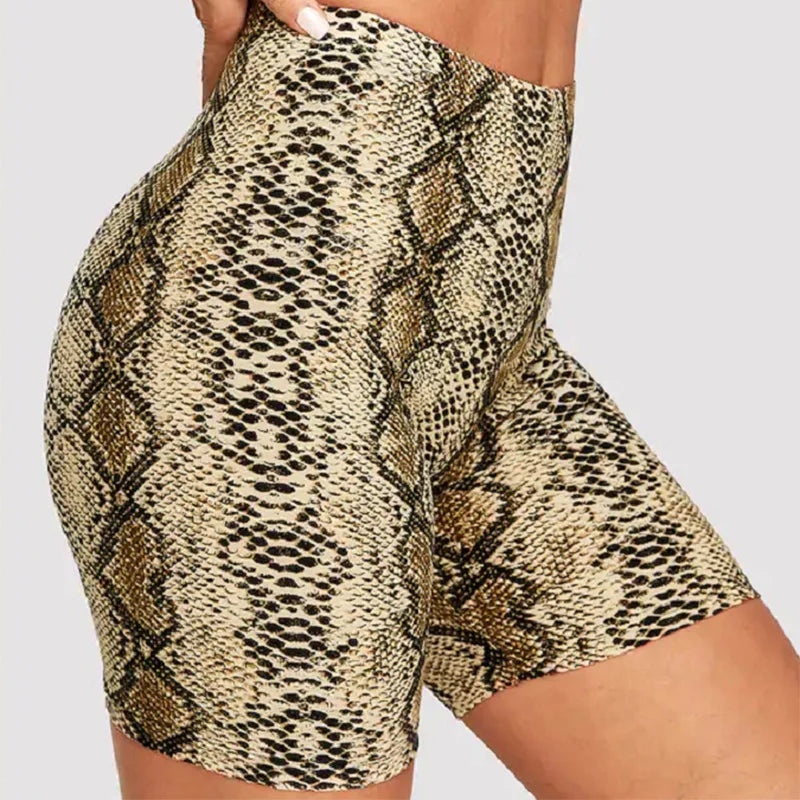 Leopard Print Women Shorts