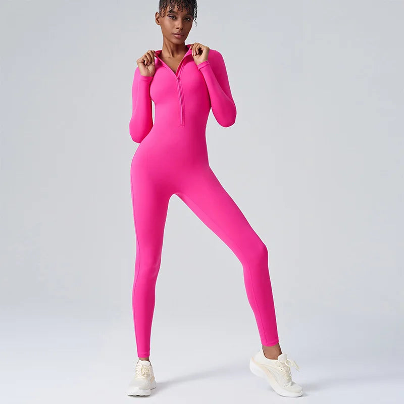 Yoga Rompers Long Sleeved One-piece