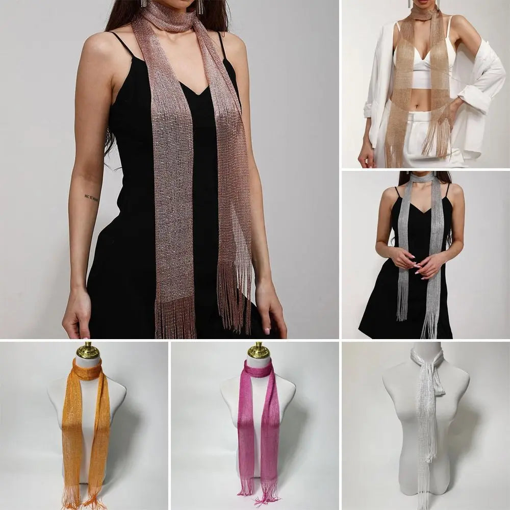 Luxe Lace up Scarf
