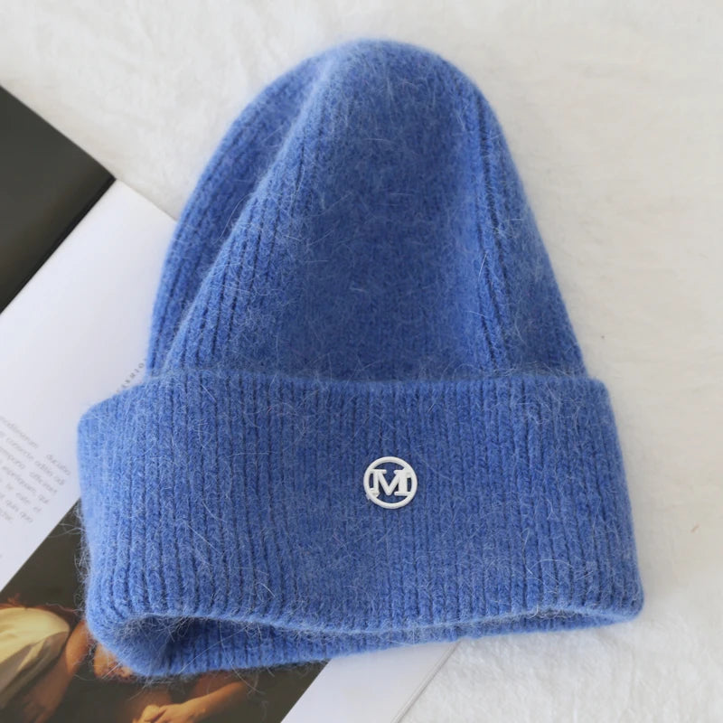 Fluffy Angora Hat Faux Rabbit Fur