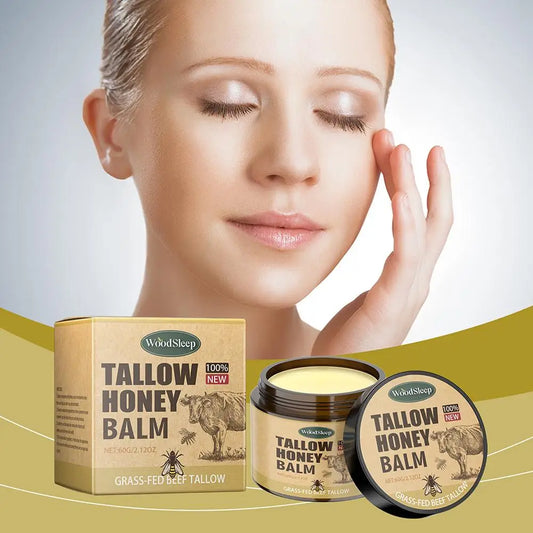 Whipped Beef Tallow And Honey Balm Face Cream