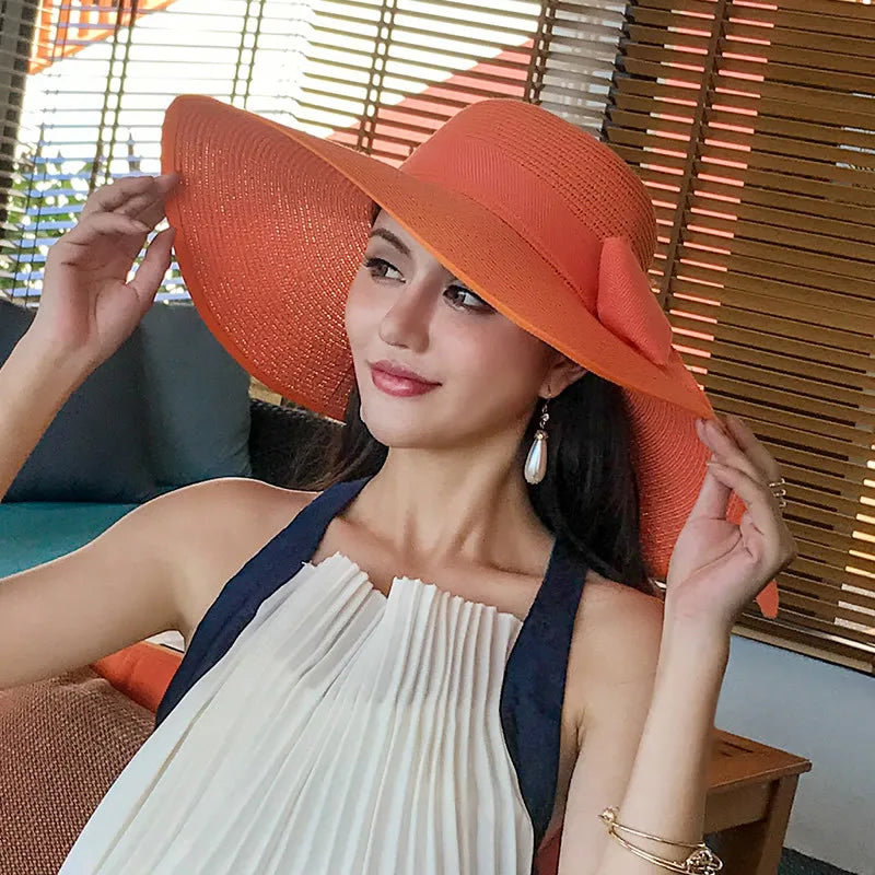 Chic Foldable Summer Straw Hat
