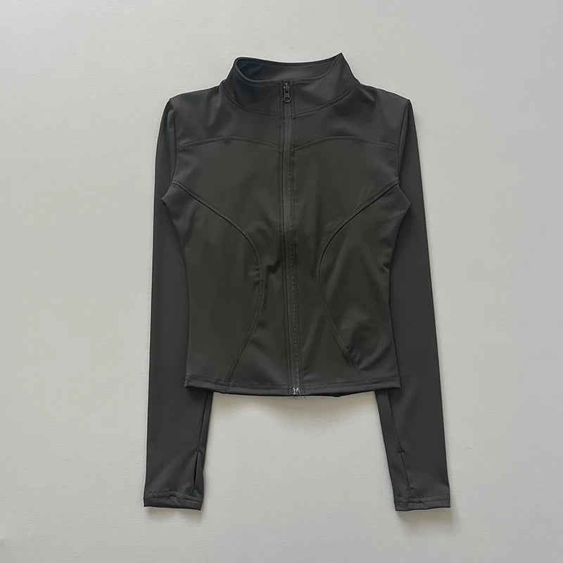 Workout Jacket Stretch Fitted