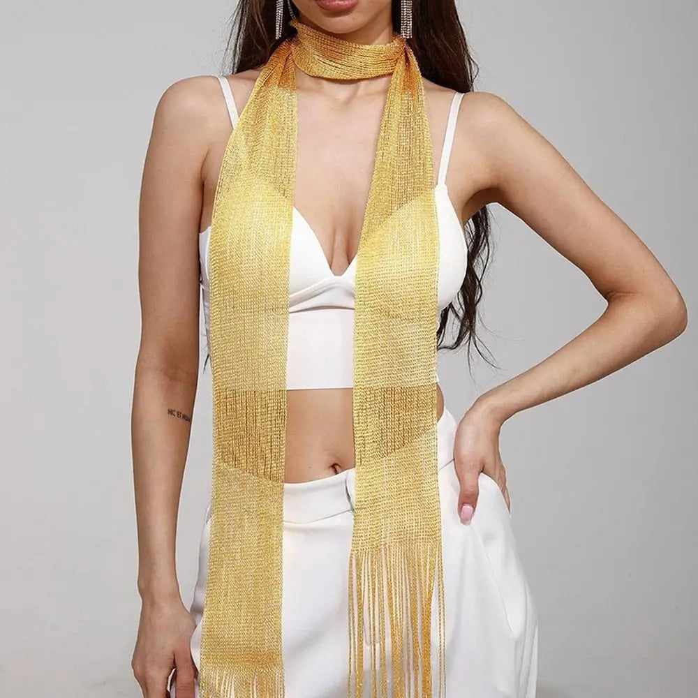 Luxe Lace up Scarf