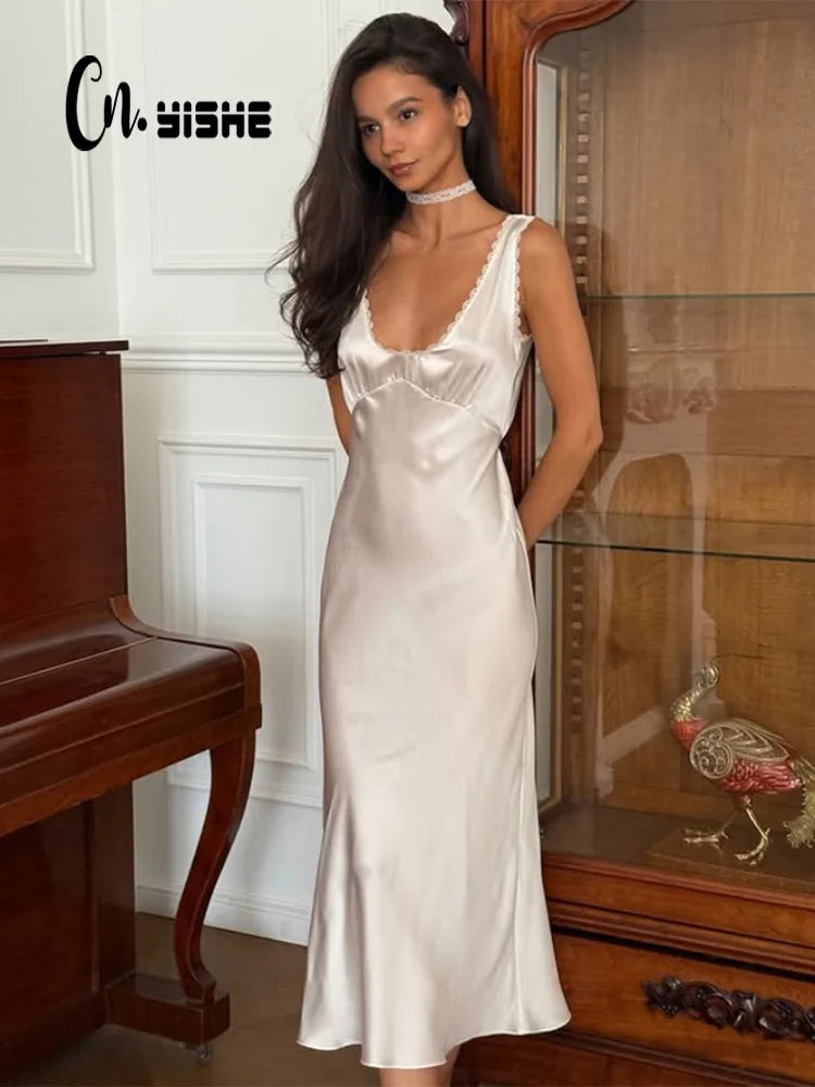 White Symmetrical Lace dress