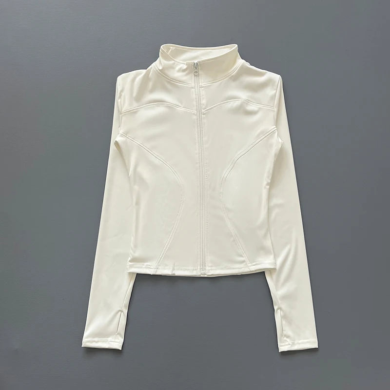 Workout Jacket Stretch Fitted