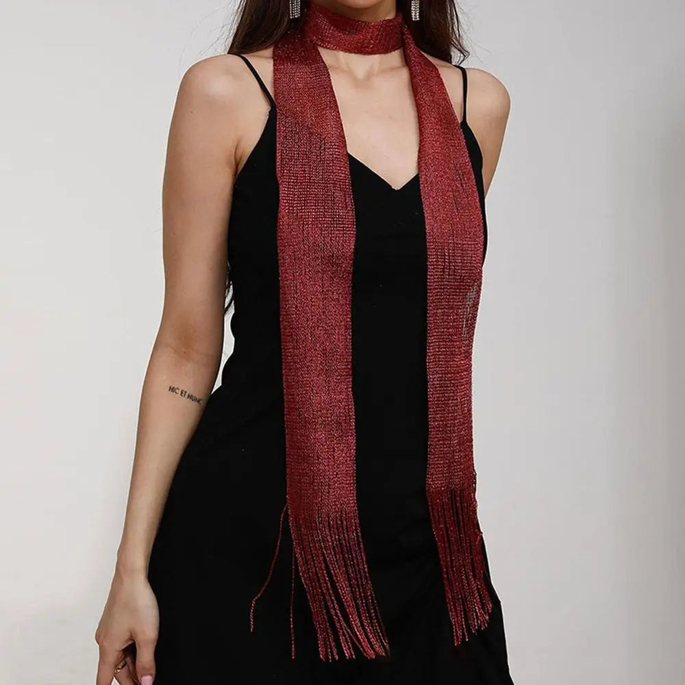 Luxe Lace up Scarf