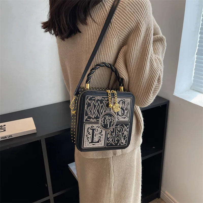 Embroidered Handbag