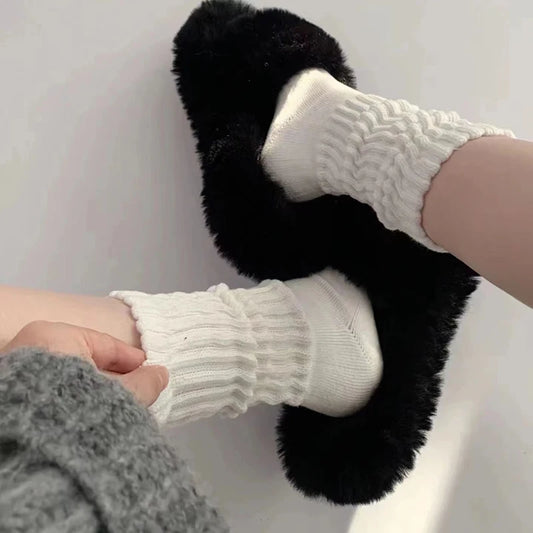Knitted Loose Middle Tube Socks