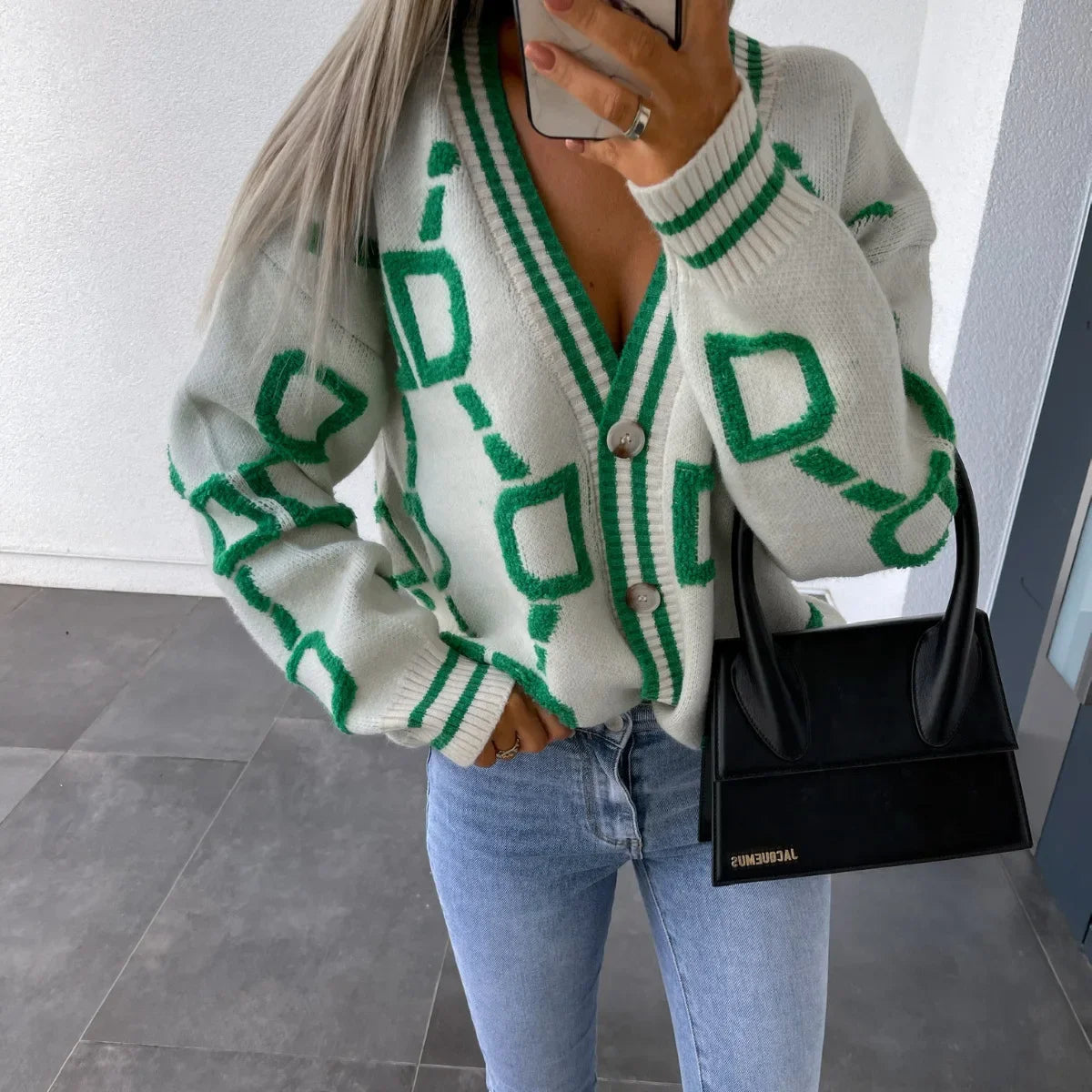 Retro Pop Cardigan