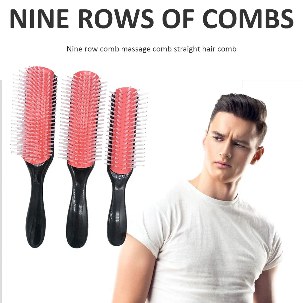 9-Row Detangling Hair Brush Denman Detangler