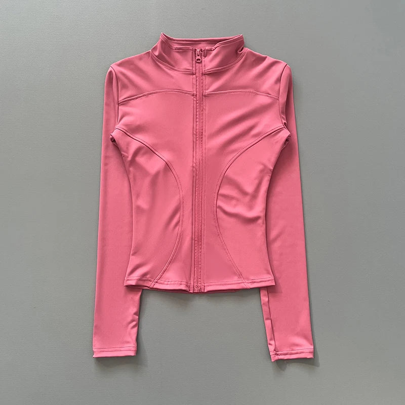 Workout Jacket Stretch Fitted