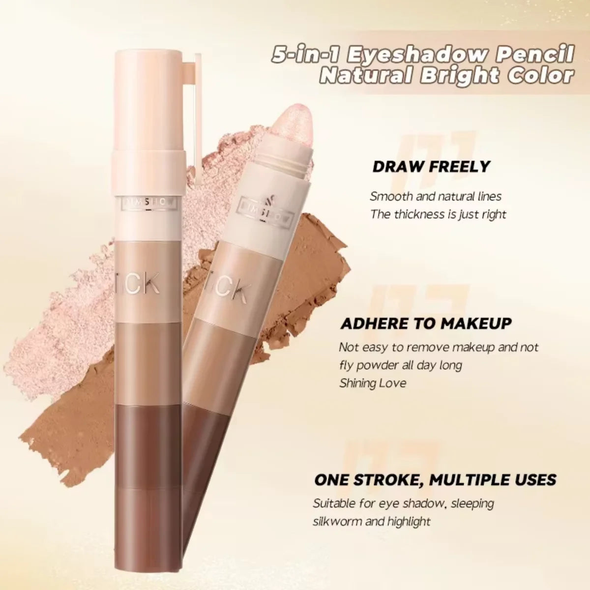 5 in 1 Eyeshadow Pencil Kit Velvet Matte