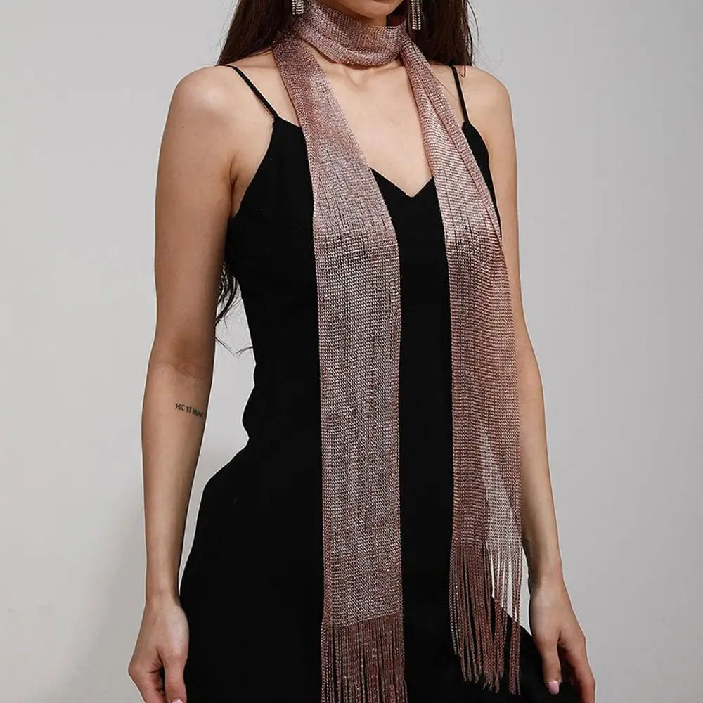 Luxe Lace up Scarf