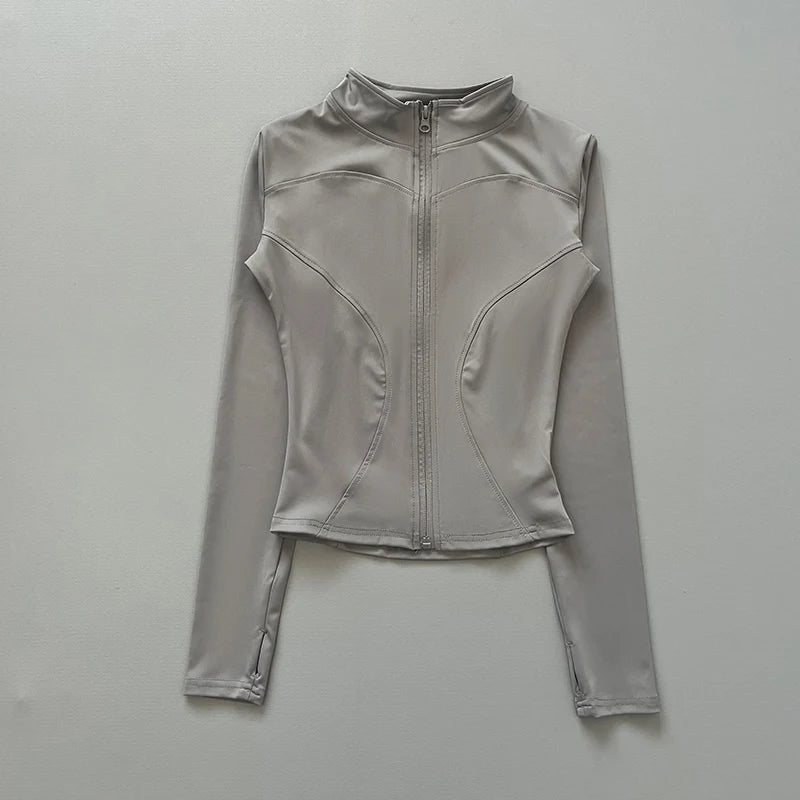 Workout Jacket Stretch Fitted