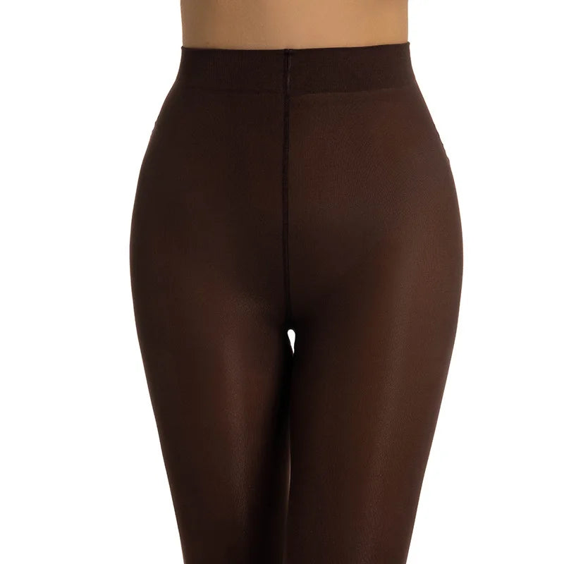 Solid Colour Women Long Stockings