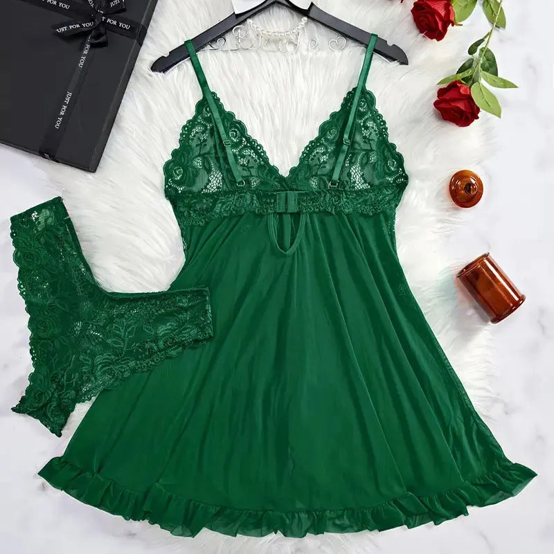 Flirt Lace Nightdress Set