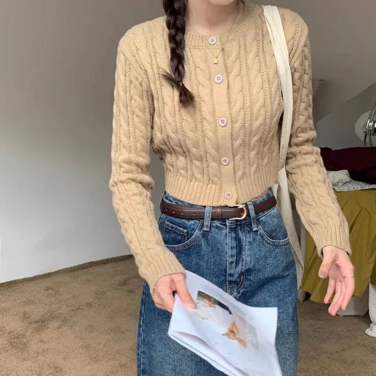 Vintage Vibes Crop Knit