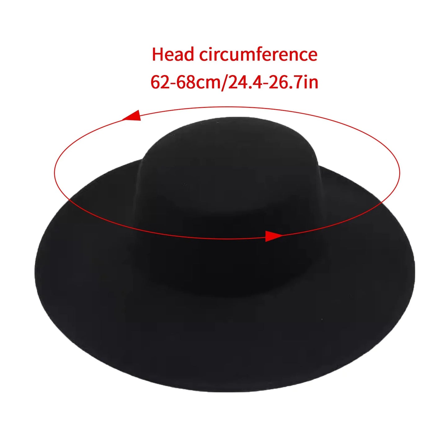 Jazz Stlye Winter Wool Fedora