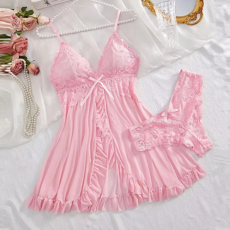 Flirt Lace Nightdress Set
