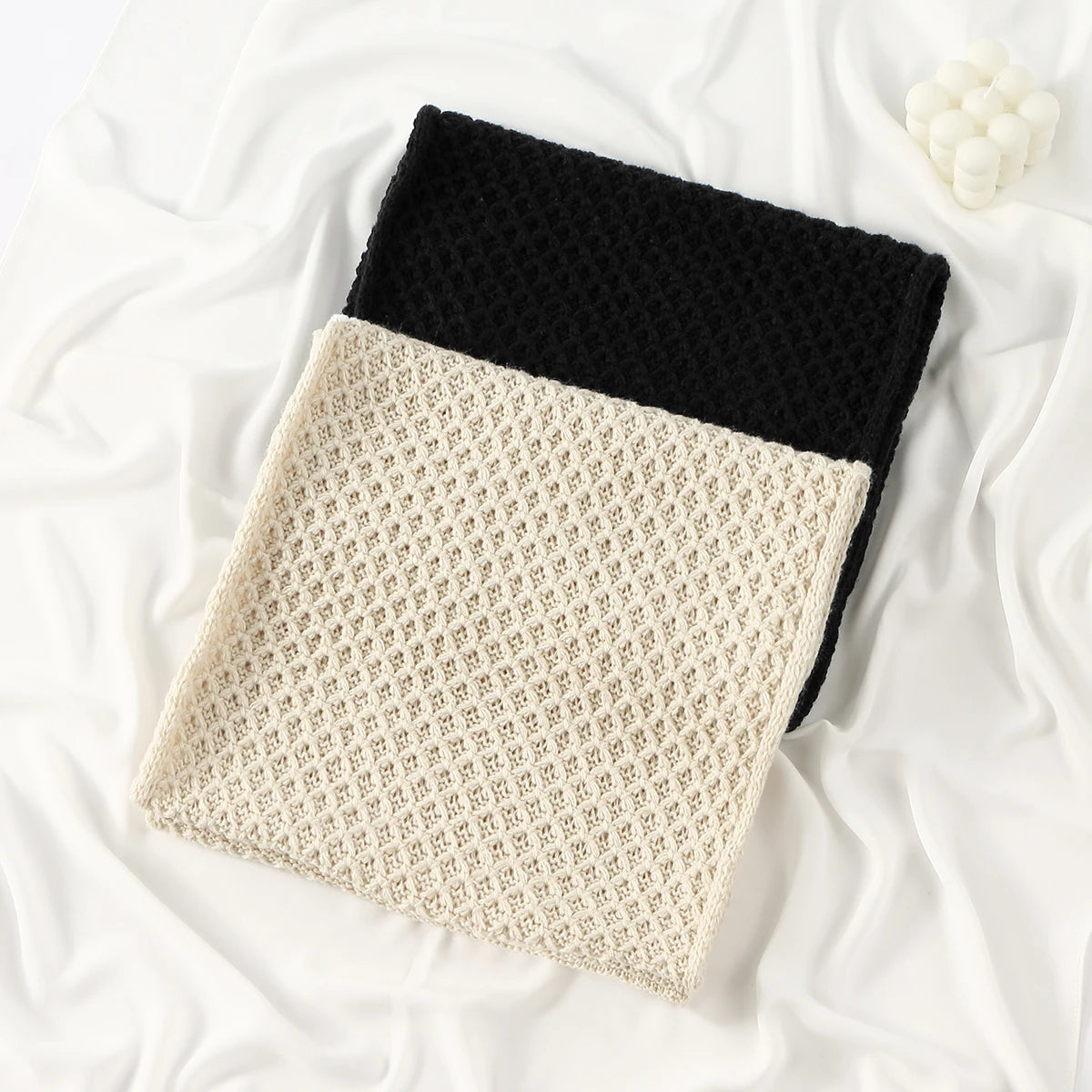 Winter Thick Knitted Ring Scarf