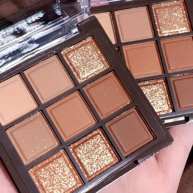 9 colour Chocolate Eyeshadow Palette