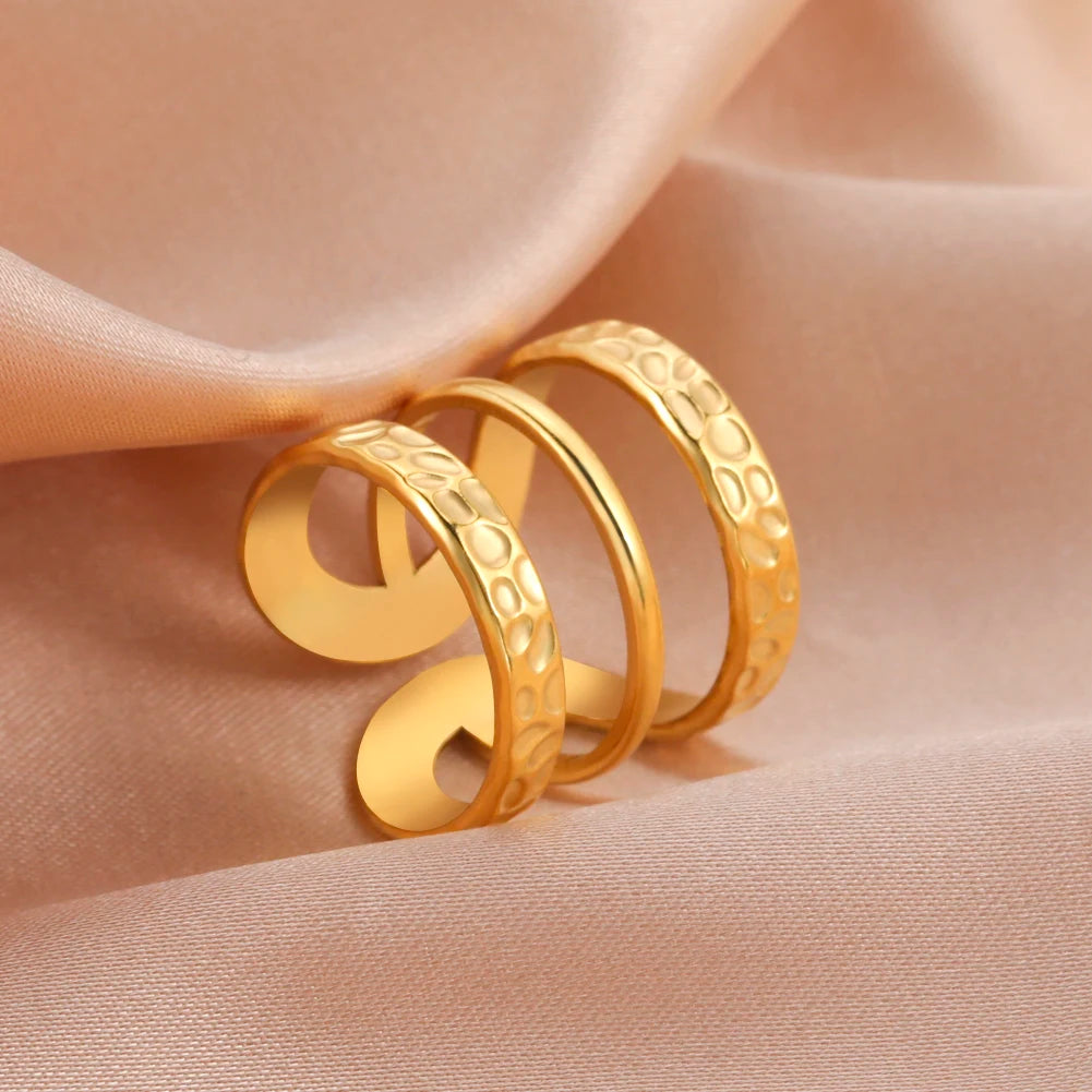 Eterna Gold Open Ring Collection