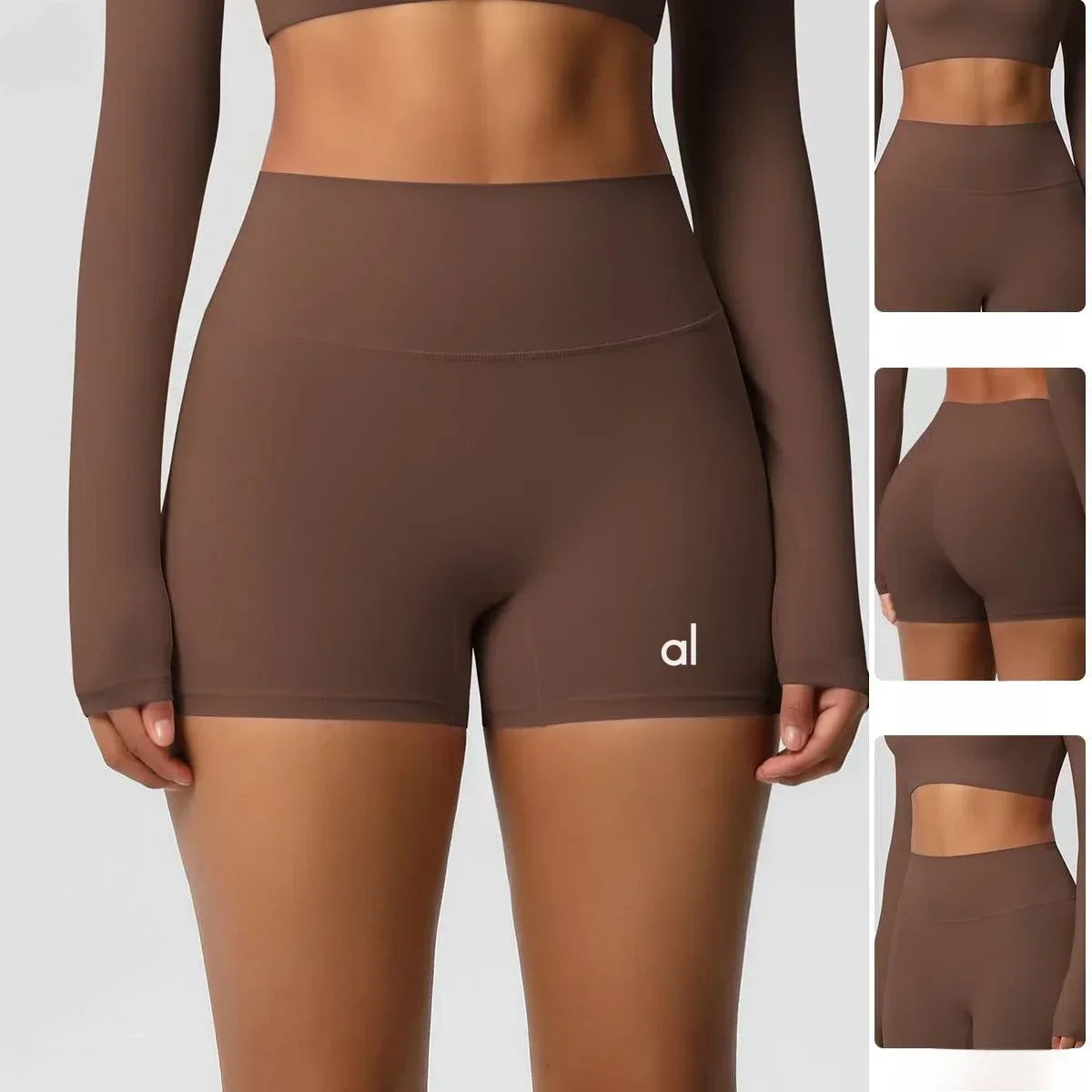 Yoga High Waist Tight Hip Lift Yoga Shorts