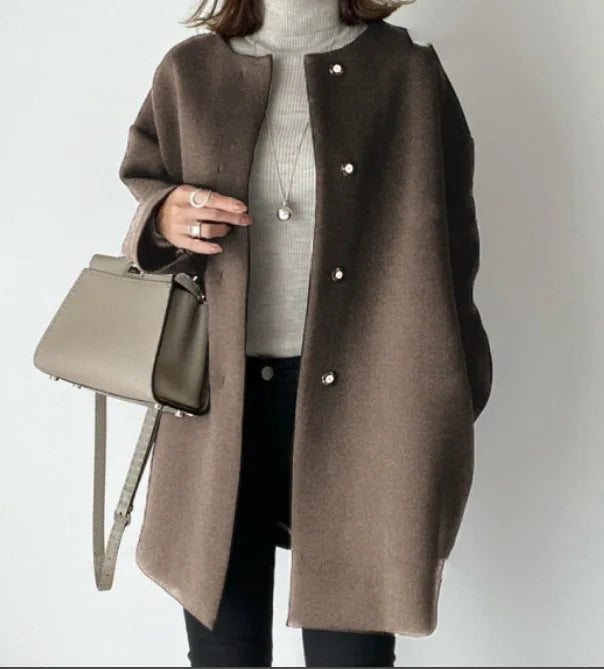 Elegant Mid Length Coat