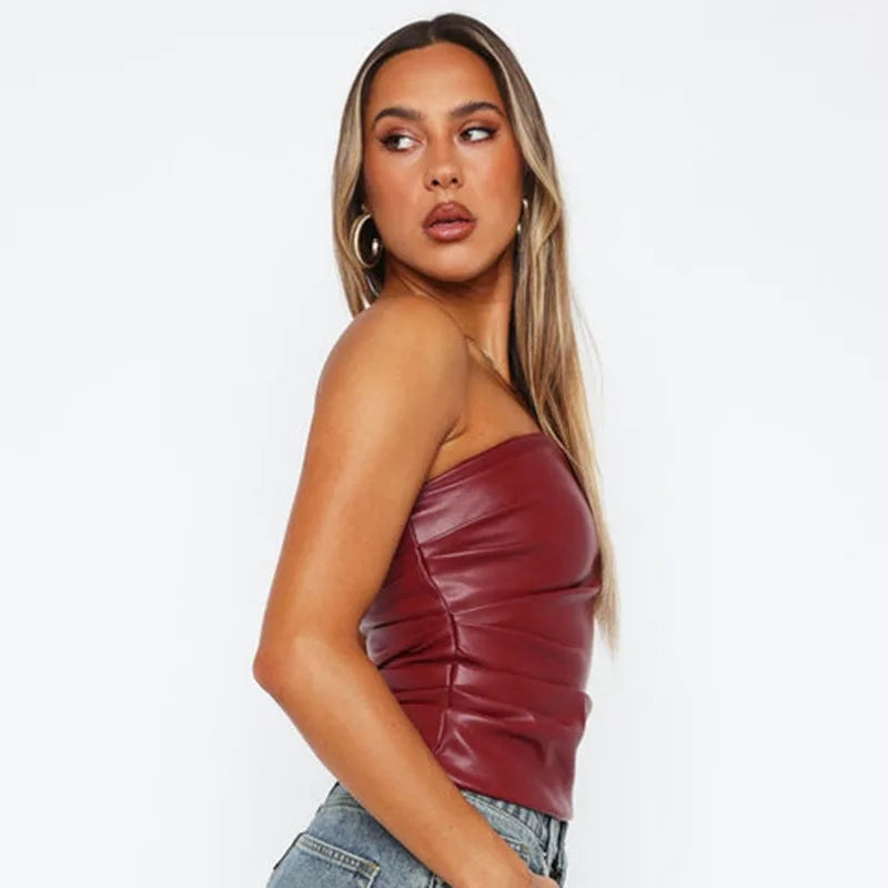 Leather Tank Top