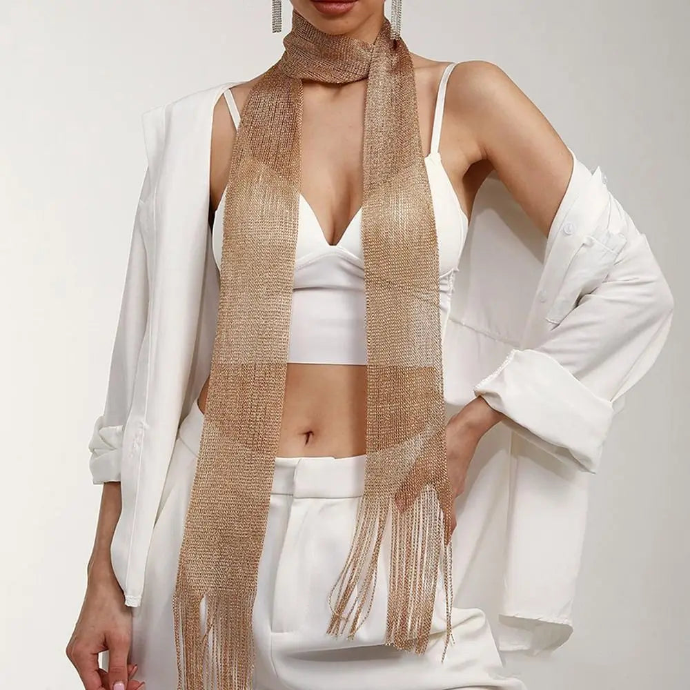 Luxe Lace up Scarf