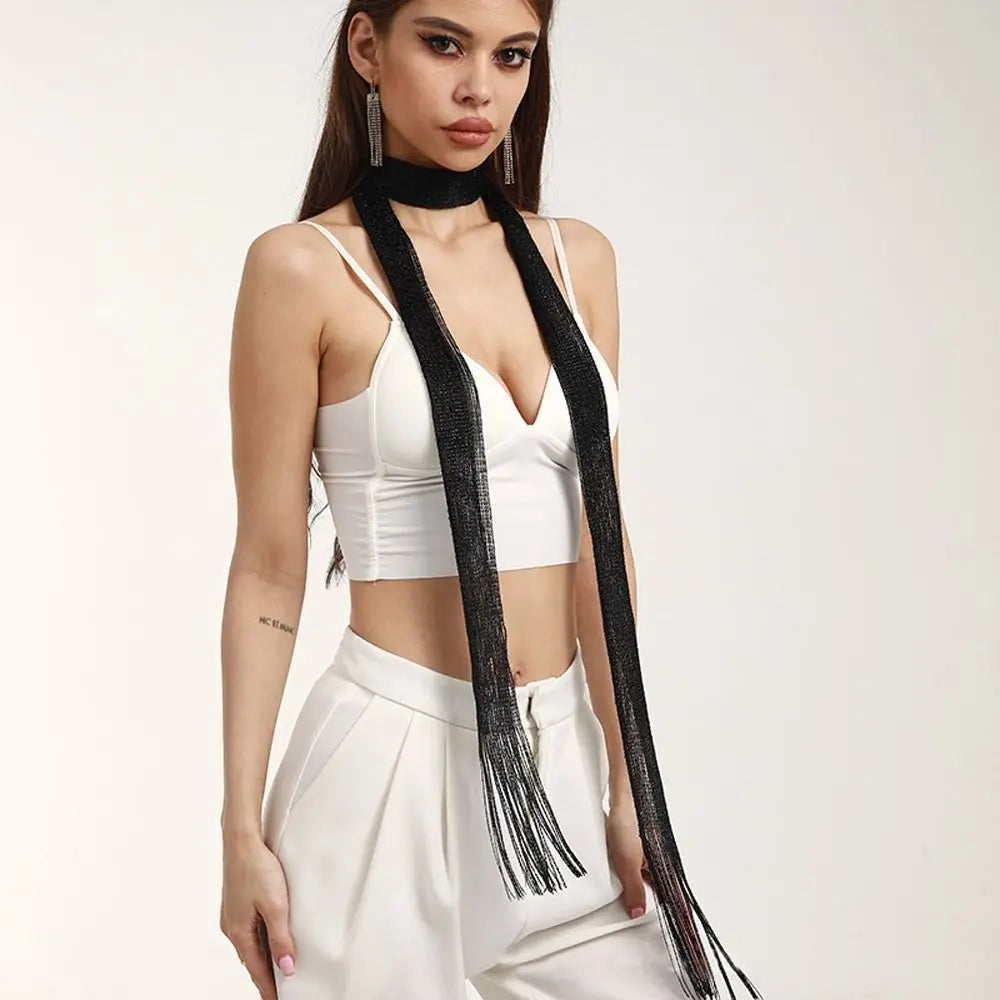 Luxe Lace up Scarf