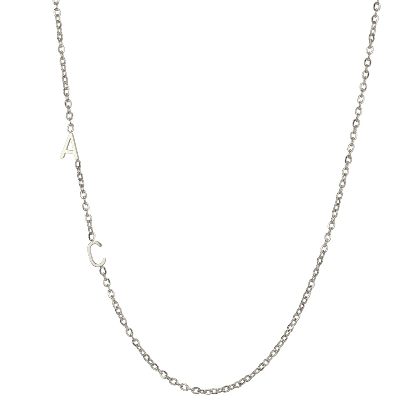 Custom Initial Letter Necklaces  For Women