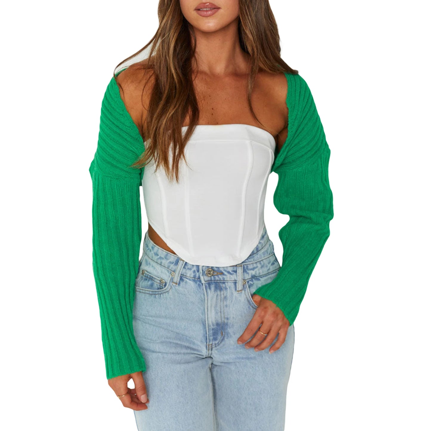 Y2K Crochet Shrug