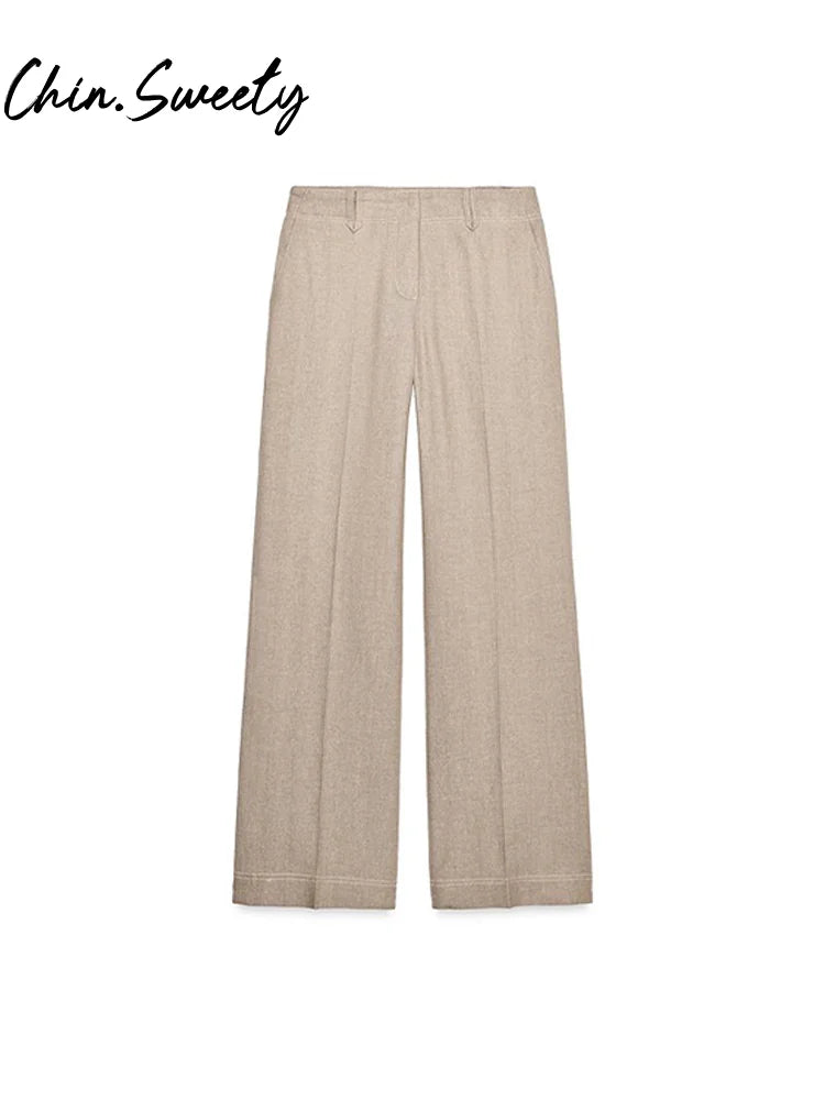 Loose Coat Pant Sets