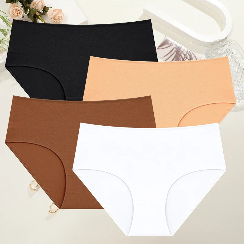 4Pcs/Set Comfort Cotton Panties