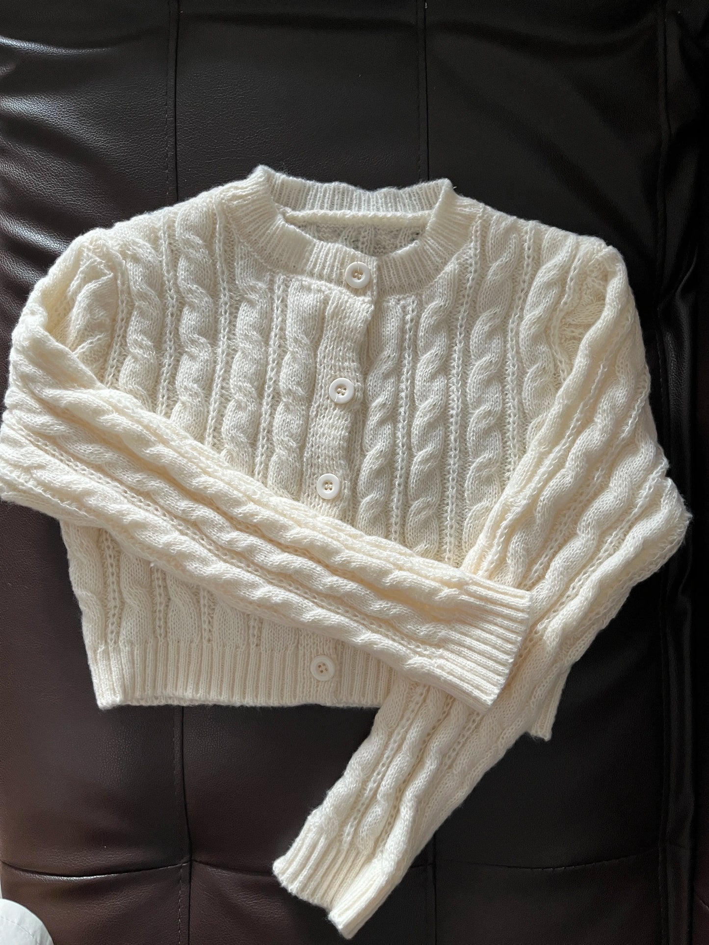 Vintage Vibes Crop Knit