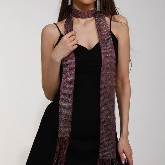 Luxe Lace up Scarf