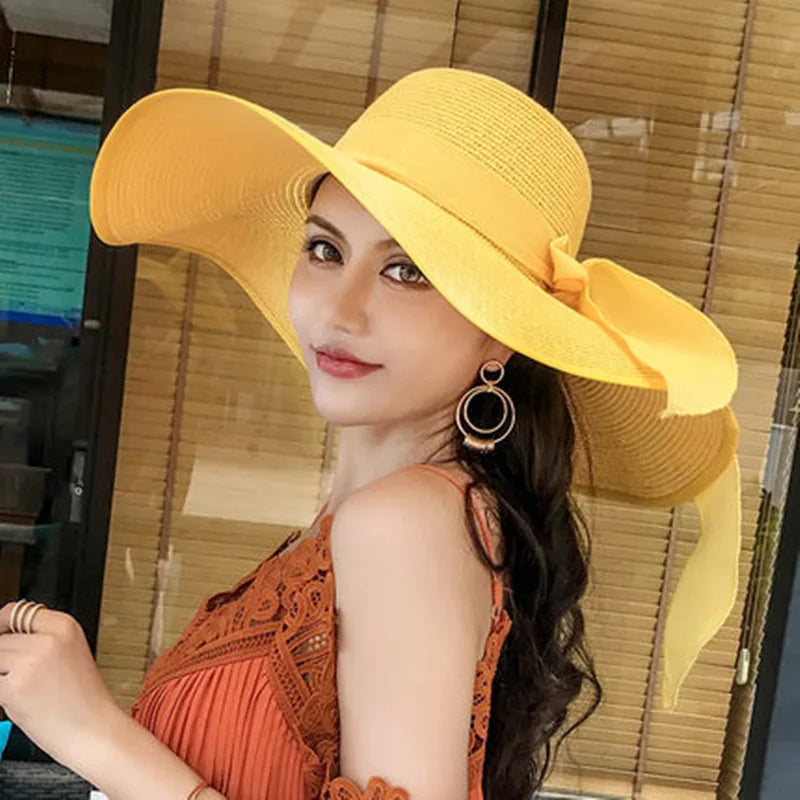 Chic Foldable Summer Straw Hat